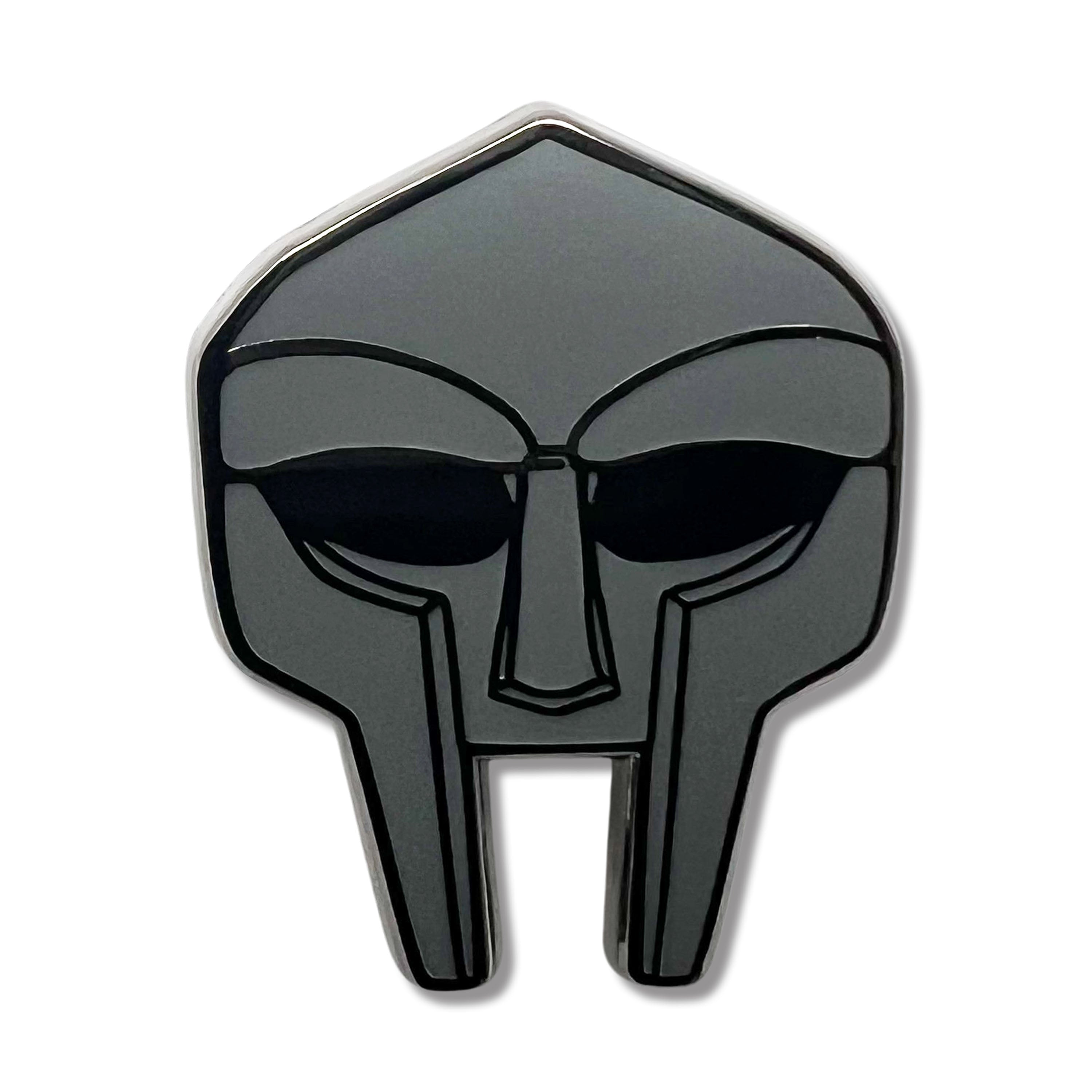 MF DOOM Mask Hat Pin