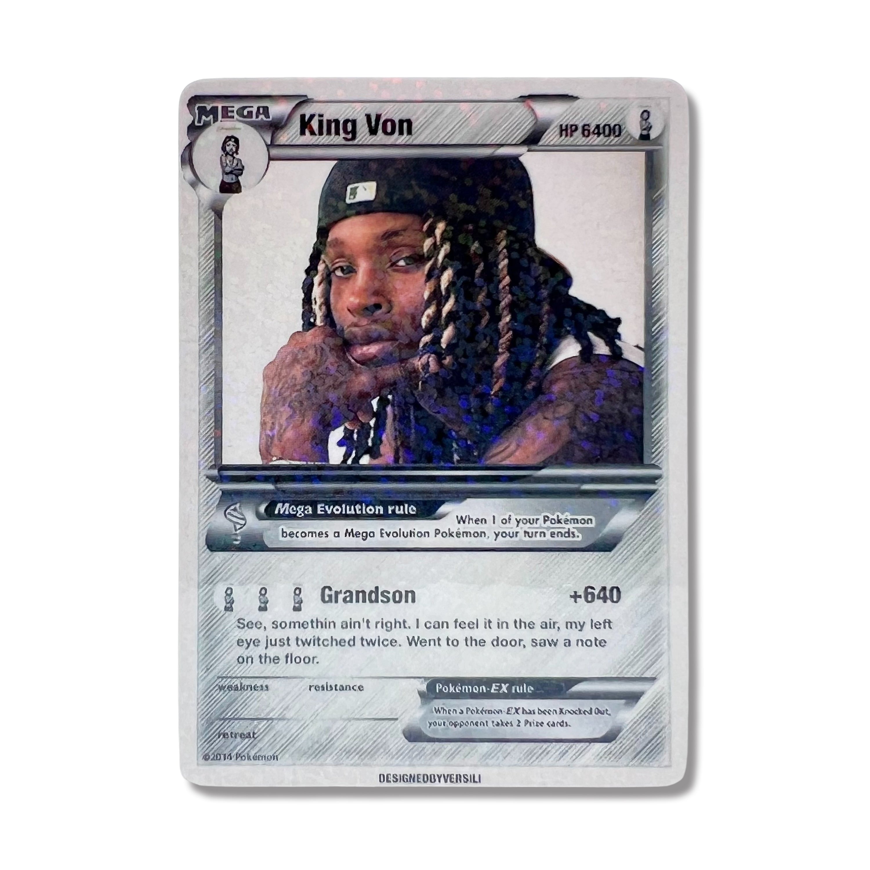 King Von Pokémon Card