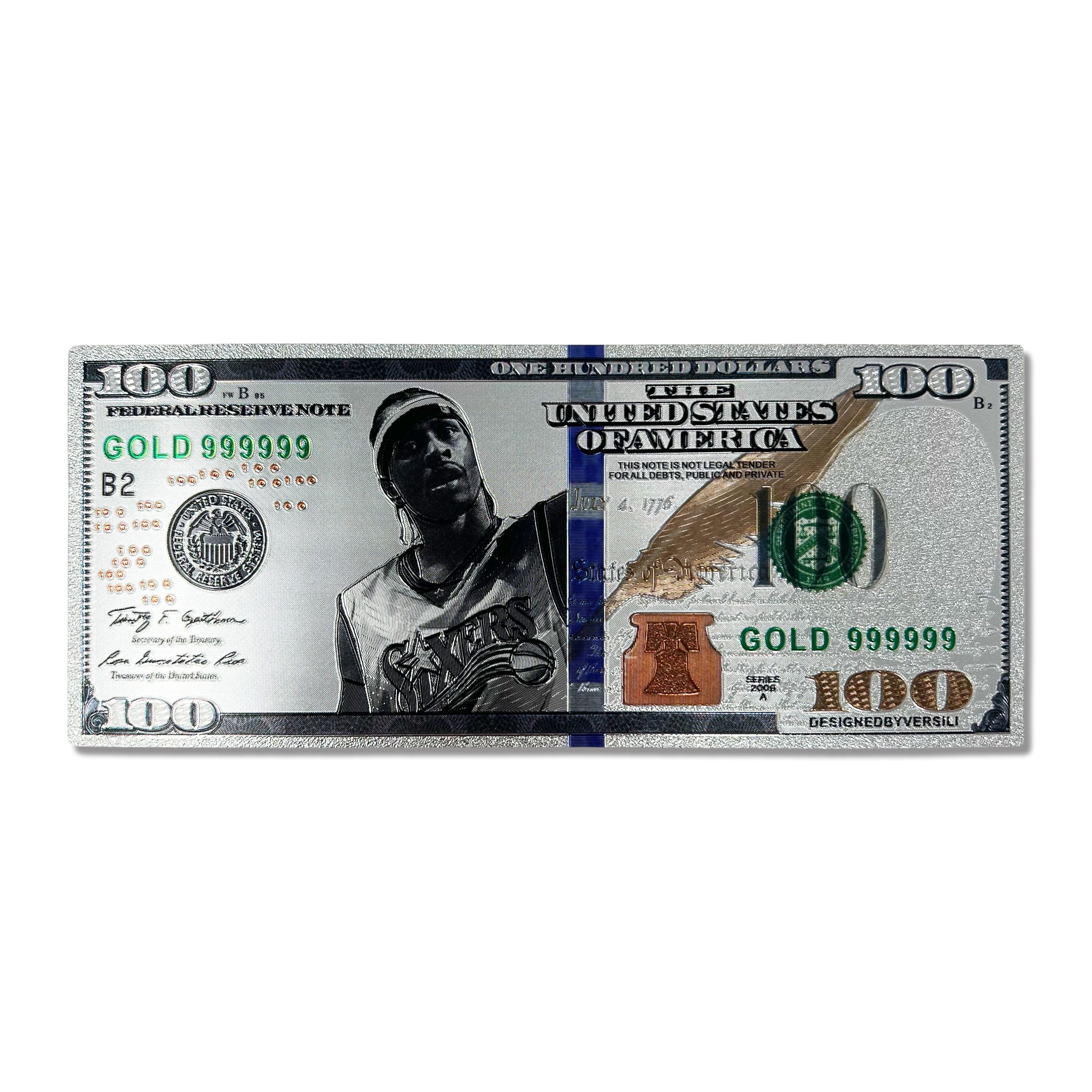 Allen Iverson Money Dollar Bill