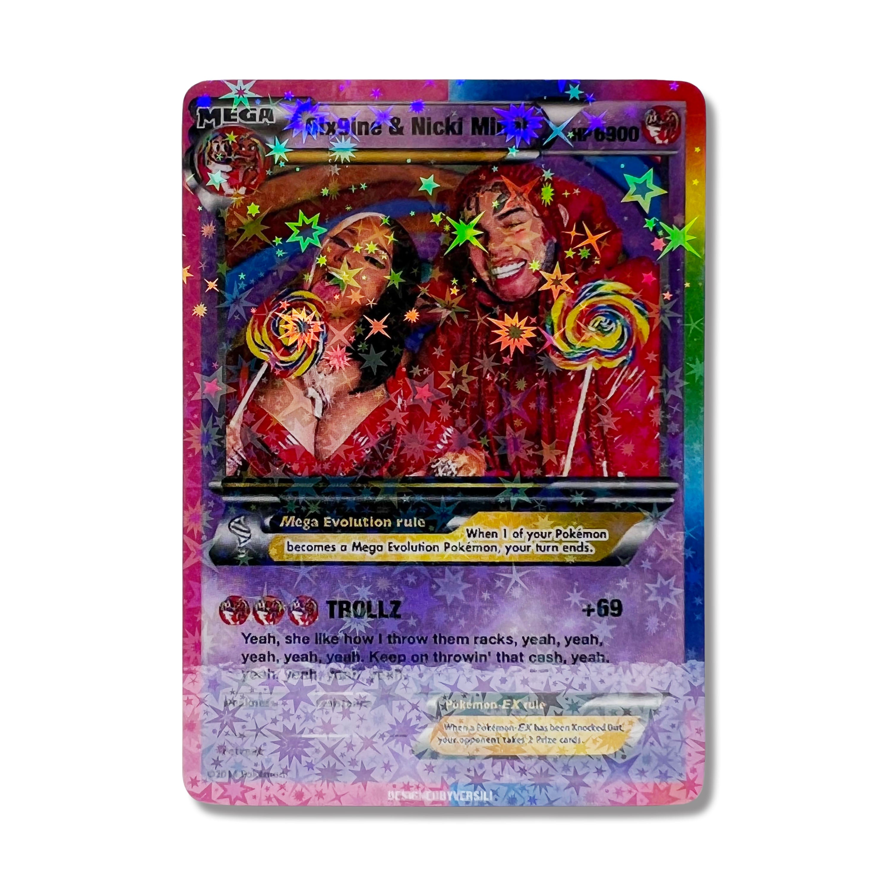 6ix9ine & Nicki Minaj Pokémon Card