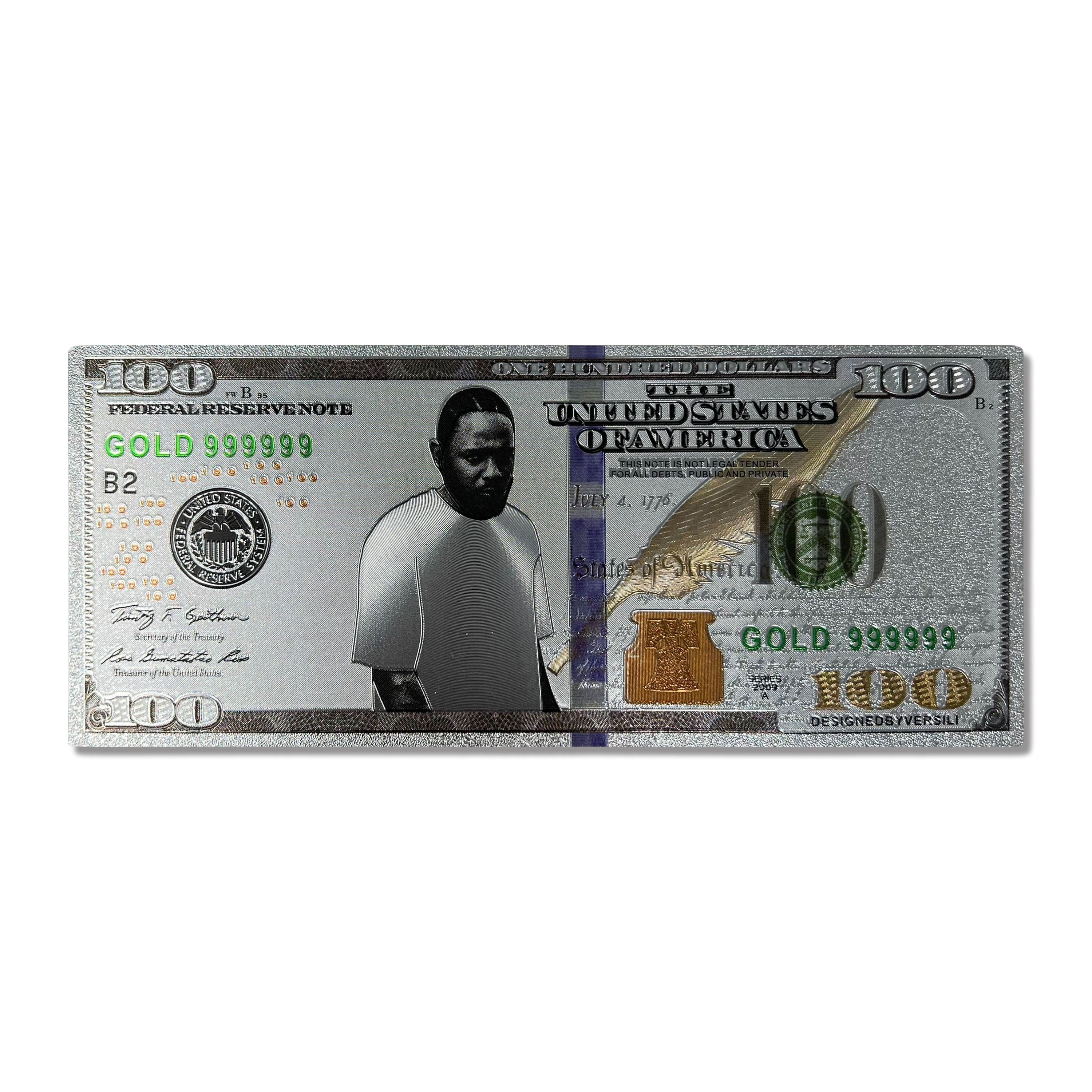 Kendrick Lamar Money Dollar Bill