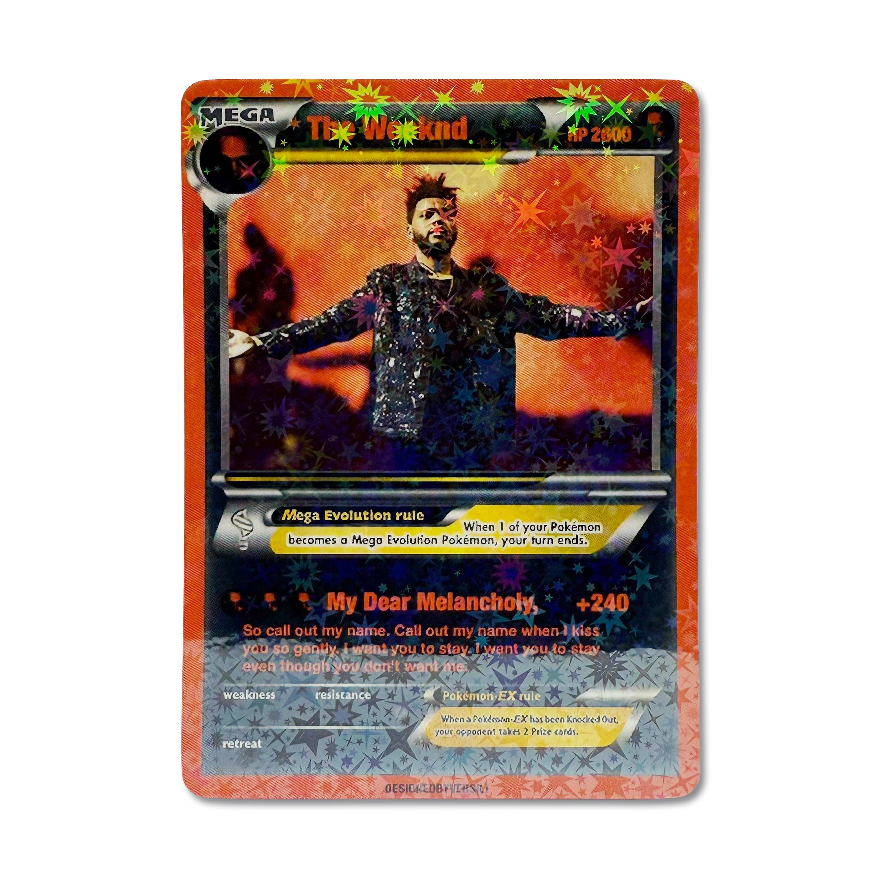 The Weeknd Pokémon Card