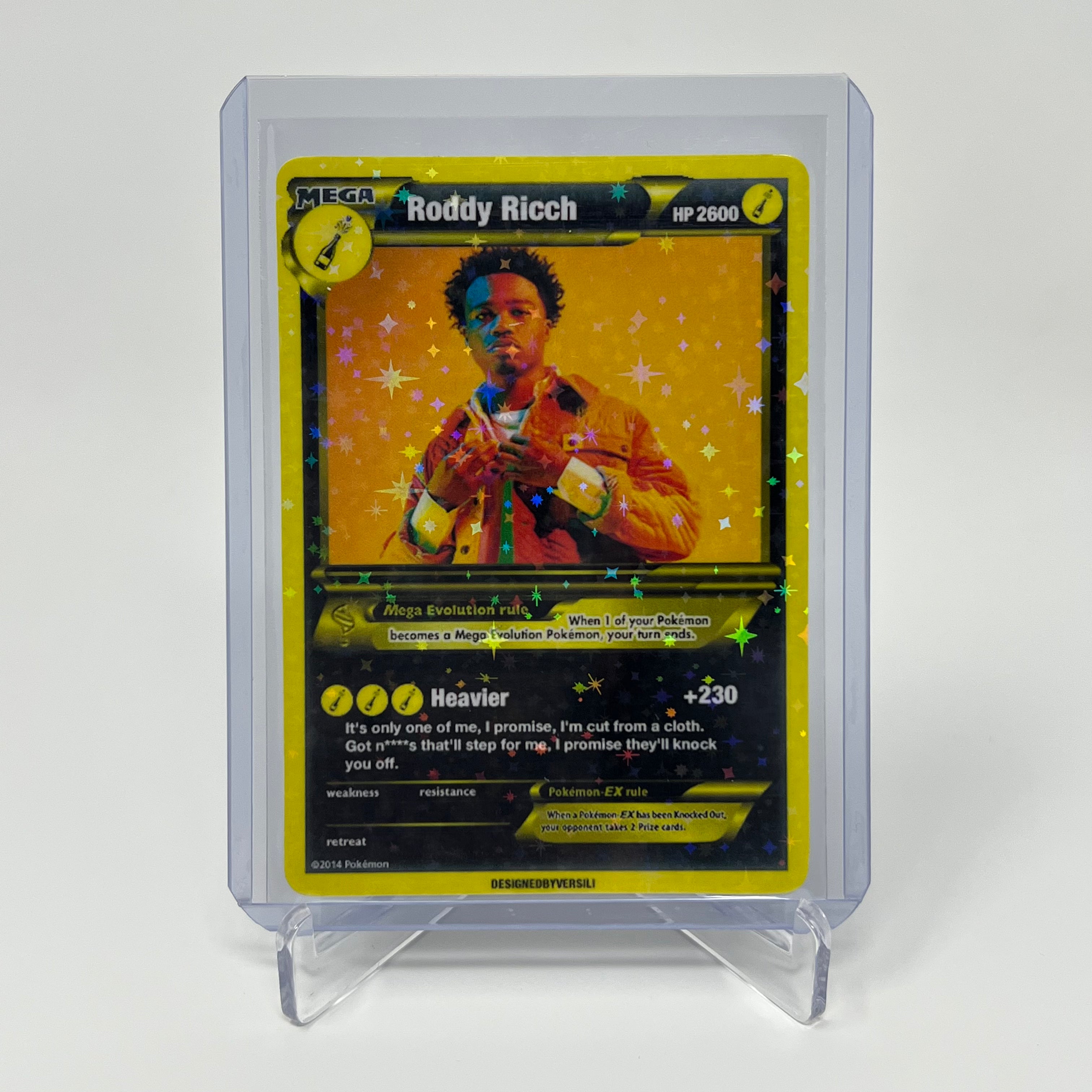 Roddy Ricch Pokémon Card (New Years)