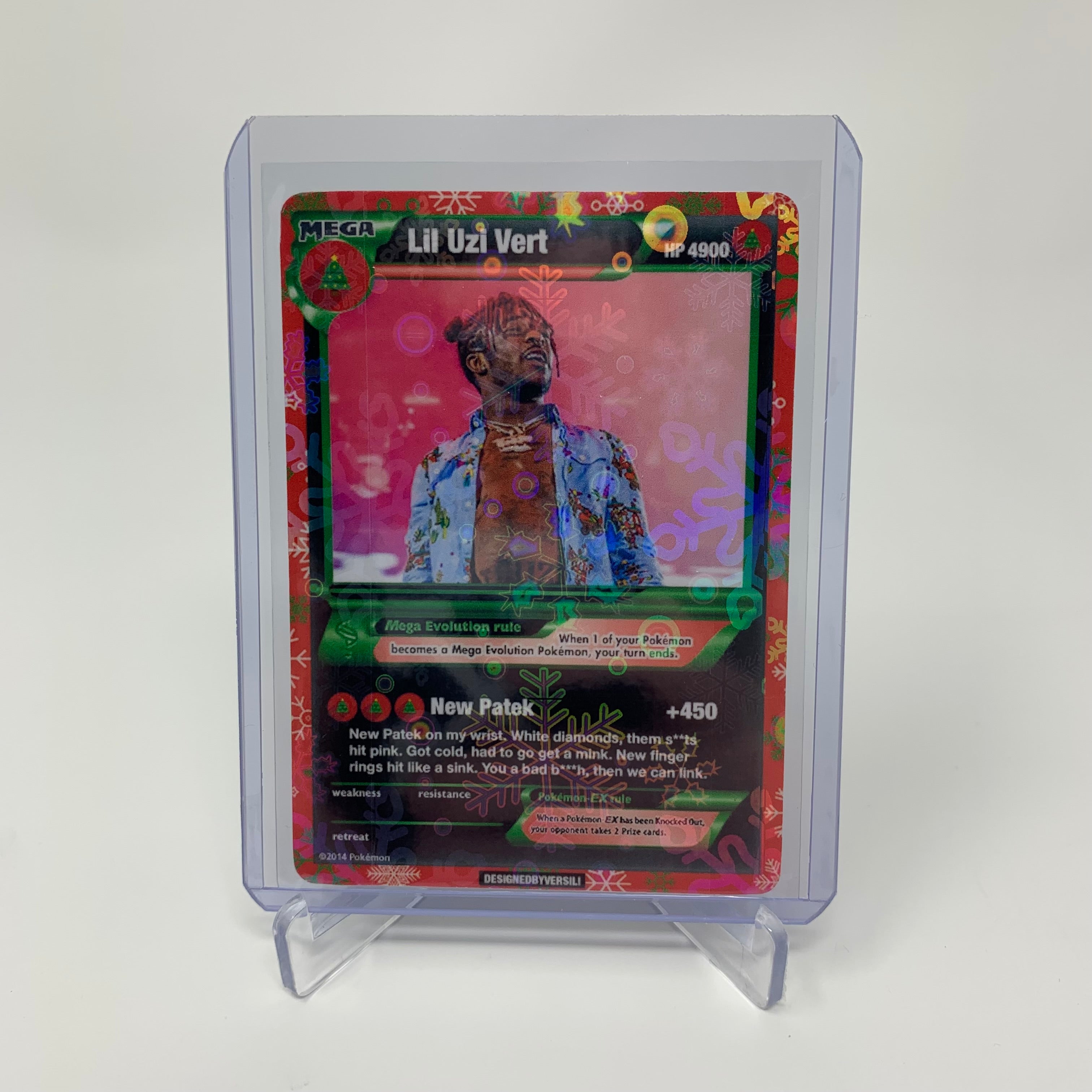 Lil Uzi Vert Pokémon Card (Christmas)