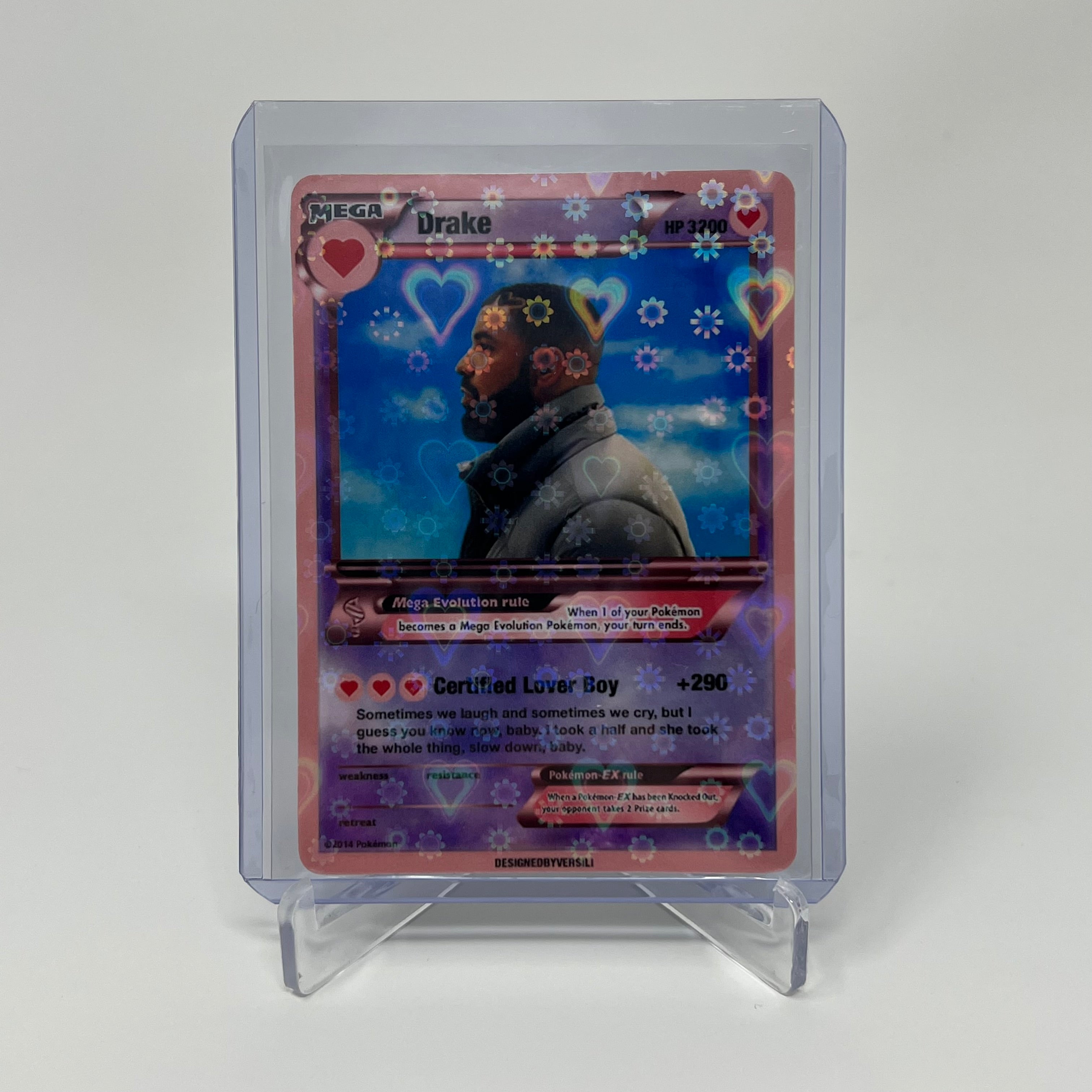 Drake Pokémon Card (Valentine’s Day)