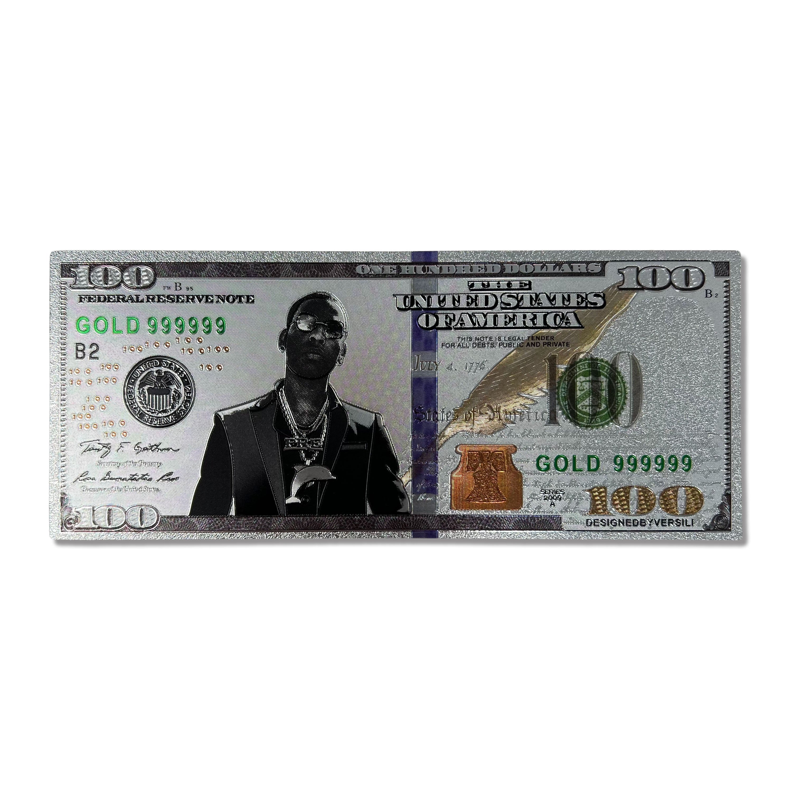 Young Dolph Money Dollar Bill